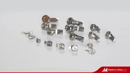 Quadrado de aço inoxidável Punho ajustável Quarto de volta Trava de came Trava de barramento Ferroviária Trava de compressão