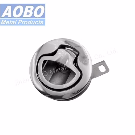 Stainless Steel Boat Cam Flush Pull Locker Locking Lift Flushmount Handle Deck Heavy Ring Slam Mount Marine Hatch Latches