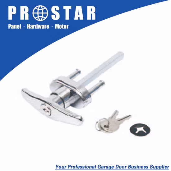 Galvanized / Zinc Plated Steel One Piece Tilting Garage Door Lock Set / Pass Door Lock