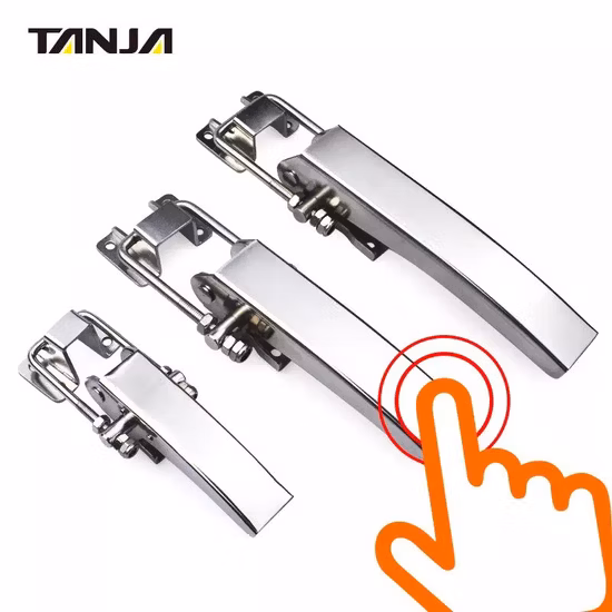 Trava de came de compressão de pino de aço inoxidável trava de alternância para caixa de armário congelador